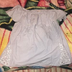 Off the shoulder shirt